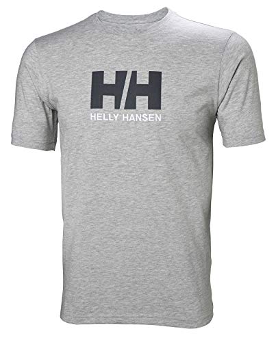 Helly-Hansen 33979 Men's Logo T-Shirt, Grey Melange - S