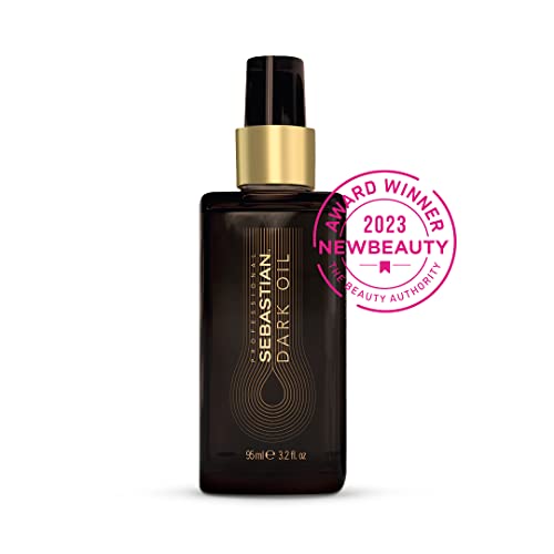 Sebastian Dark Oil Lightweight Hair Oil, Infused with Jojoba Oil and Argan Oil, 3.2 oz