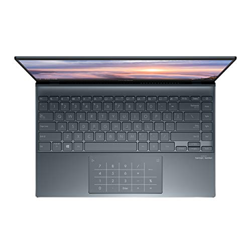 ASUS ZenBook 14 Ultra-Slim Laptop 14” FHD Display, AMD Ryzen 9 5900HX CPU, Radeon Vega 7 Graphics, 16GB RAM, 1TB PCIe SSD, NumberPad, Windows 11 Pro, Pine Grey, UM425QA-XH99