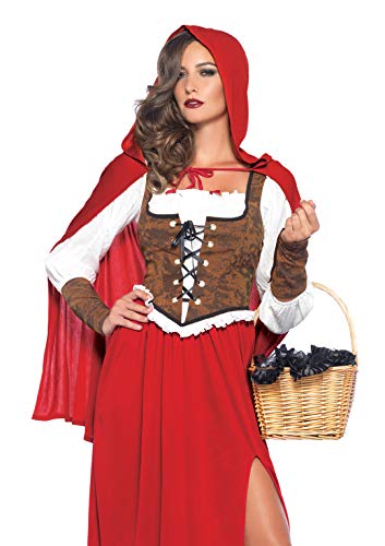 Leg Avenue Women's Size Plus Woodland Red Riding Hood, 3X / 4X
