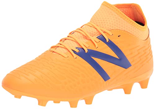 New Balance Men's Tekela V3+ Magique FG Soccer Shoe, Impulse/Vibrant Orange, 12.5