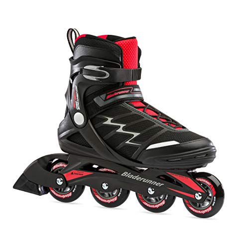 Bladerunner by Rollerblade Advantage Pro XT Men's Adult Fitness Inline Skate, Black and Red, Inline Skates, 7