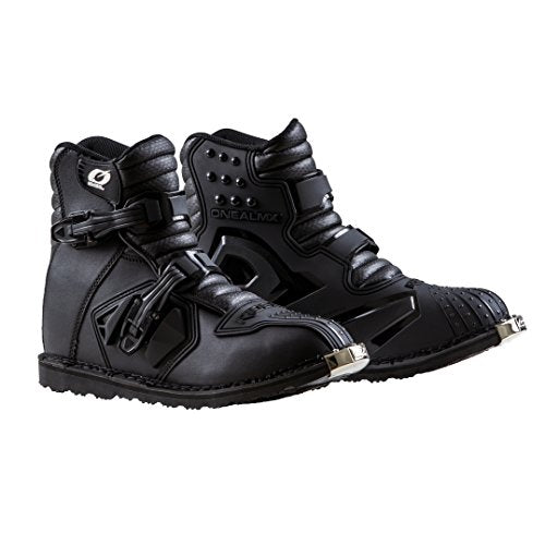 O'Neal unisex adult Motorcycle Rider Shorty Boot BLK 9, Black, 9 US