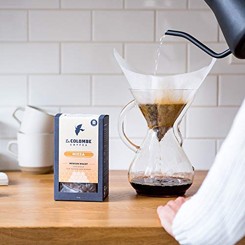 La Colombe Nizza Medium Roast Whole Bean Coffee - 12 Ounce, 1 Pack  - Notes of Milk Chocolate, Nuts and Browniewith a Honey-Sweet Roasted Nuttiness