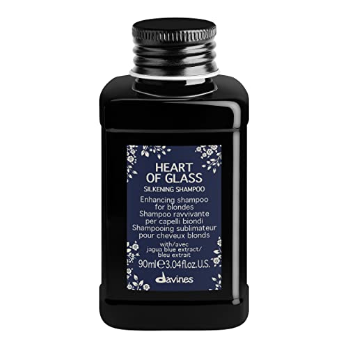Davines Heart of Glass Silkening Shampoo for Blonde Care, 3.04 fl. oz. (Pack of 1)
