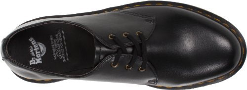 Dr. Martens womens Vegan 1461 Oxford, Black Felix Rub Off, 7-7.5 US