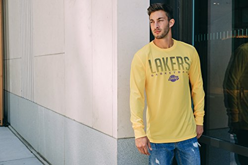 Ultra Game -NBA Men's Active Long Sleeve Pullover T-Shirt Large