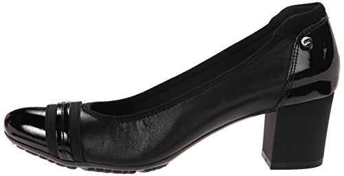 10.5 US Anne Klein womens Guardian Leather pumps shoes, Black