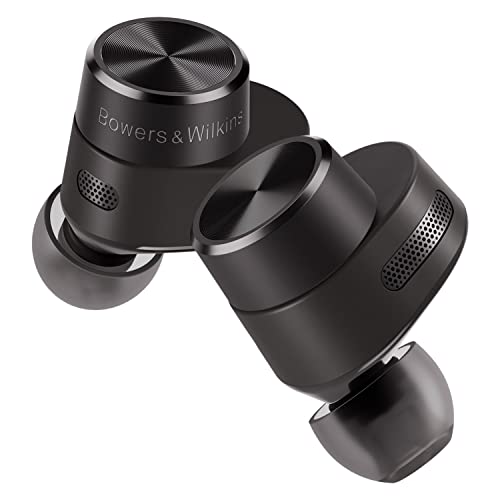 Bowers and Wilkins PI5 in-Ear True Wireless Headphones with Smart Wireless Charging (Black)