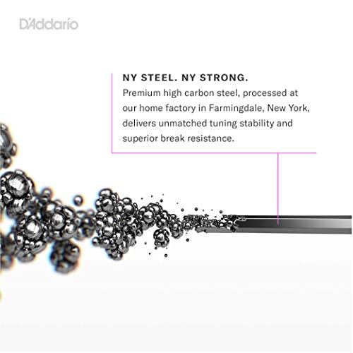 D'Addario Guitar Strings - NYXL Electric Guitar Strings - NYXL1046 - Unrivaled Strength, Tuning Stability, Enhanced Mid-Range - For 6 String Guitars - 10-46 Regular Light