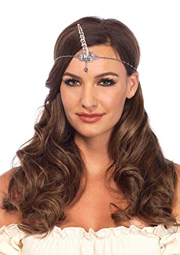 Leg Avenue 2153-02722 Silver Unicorn Horn Head Piece, O/S, Silver