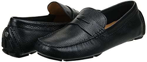 10 US Cole Haan mens Howland Penny loafers shoes, Black Tumbled