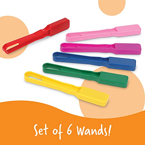 Learning Resources Magnetic Wands - 6 Pieces, Ages 3+ Educational Learning Kits, Science Experiment Tools, Preschool Learning Toys, Homeschool Supplies