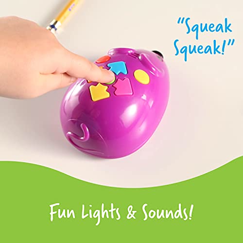 Learning Resources Code and Go Robot Mouse - 31 Pieces, Ages 4+, Coding STEM Toys, Screen-Free Coding Toys for Kids