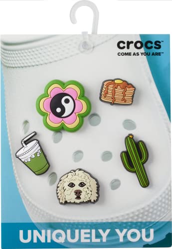 Crocs Jibbitz 5-Pack Weekend Shoe Charms | Jibbitz for Crocs, Chill Girl, Small