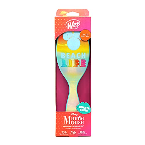 Wet Brush Disney Original Detangler Hair Brush - Beach Life - Comb for Women, Men and Kids - Wet or Dry – Removes Knots and Tangles - Natural, Straight, Thick, and Curly Hair