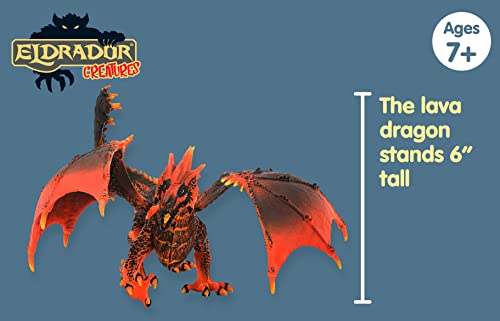 Schleich Eldrador Creatures Lava Dragon Toy Action Figurine for Kids Ages 7-12