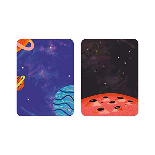 Mudpuppy Rocket Ships Magnetic Build-It Game – Magnetic Toys for Ages 4+, Fun and Compact Travel Activity for Kids, Includes 60+ Magnets and Durable Storage Tin