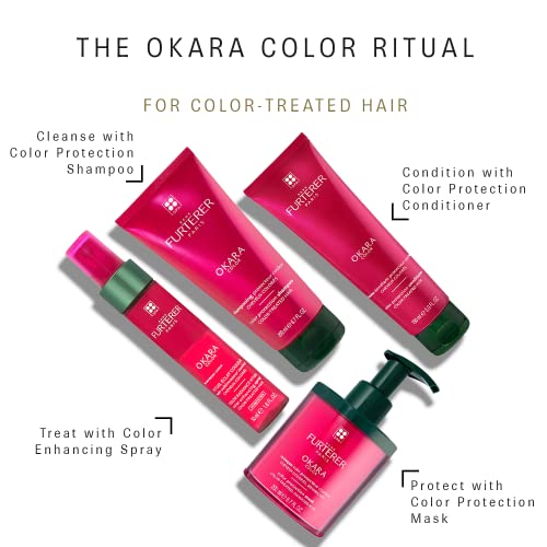 Rene Furterer OKARA COLOR Color Protection Mask, Safe for Color Treated Hair, Paraben Free, Sulfate Free, 6.7 oz.(Pack of 1)