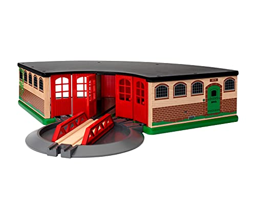 BRIO World - 33736 Grand Roundhouse | 2 Piece Toy Train Accessory for Kids Age 3 and Up