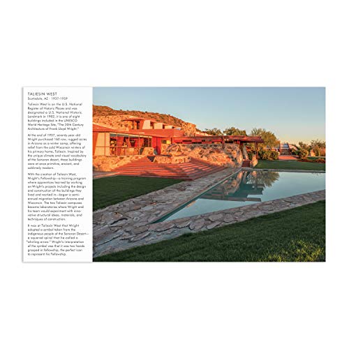 Frank Lloyd Wright Taliesin and Taliesin West 500 Piece Double-Sided Puzzle from Galison - Stunning Photographic Jigsaw Puzzle, 24' x 18', Fun and Challenging, Unique Gift Idea