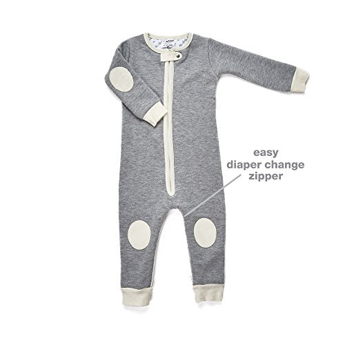 baby deedee 1 Piece Cotton, Velour Long Sleeve Footless Romper Pajama, Dream Catcher, 3-6 Months