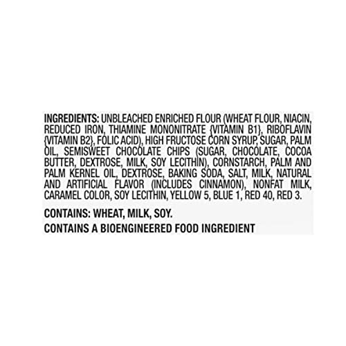 CHIPS AHOY! Chewy Confetti Cake Chocolate Chip Cookies with Rainbow Sprinkles, Birthday Cookies, Family Size, 12 - 14.38 oz Packs