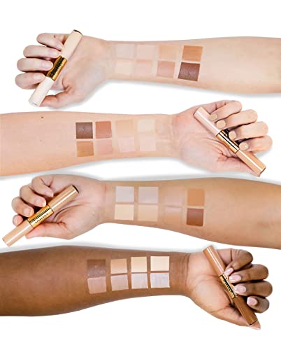 butter LONDON LumiMatte 2-in-1 Concealer and Brightening Duo, Under-Eye Brightener, Light to Medium Coverage, Lightweight Formula, Cruelty-Free, Oil Free- Tan, 1 Count (Pack of 1)