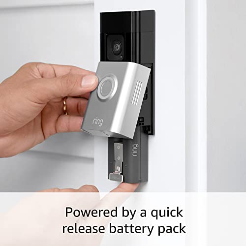 All-new Ring Battery Doorbell Plus | Head-to-Toe HD+ Video, motion detection and alerts, and Two-Way Talk (2023 release)