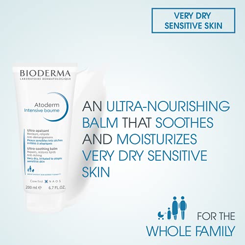 Bioderma - Atoderm - Intensive Balm - Face and Body Moisturizing Body Balm - Soothes Discomfort - Body Moisturizer for Very Dry Sensitive Skin