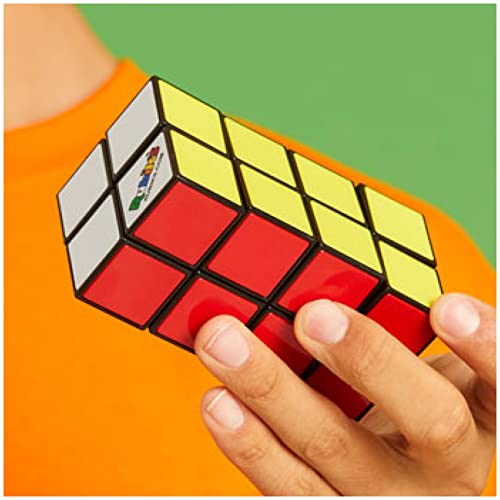 Rubik’s Tower, 2x2x4 Complex Color-Matching Puzzle Travel Problem-Solving Cube Challenging Brain Teaser Fidget Toy, for Adults and Kids Ages 8 and up