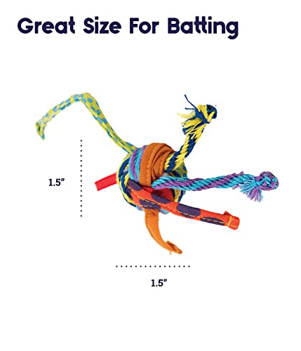 Petstages Tons of Tails Dental Catnip Cat Toy