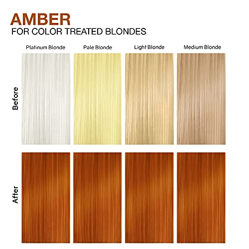 Celeb Luxury, Professional Semi-Permanent Hair Color Depositing Shampoo, Gem Lites Amber Colorwash, 8.25 Fl Oz (Pack of 1)