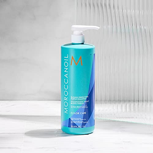Moroccanoil Blonde Perfecting Purple Shampoo, 33.8 oz
