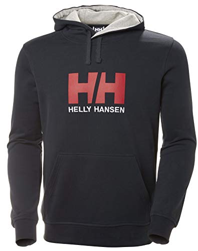 Helly Hansen Men's Standard HH Logo Hoodie, 597 Navy, XX-Large