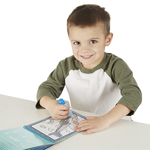 Melissa and Doug On the Go Water Wow! Reusable Water-Reveal Activity Pad - Under the Sea - Party Favors, Stocking Stuffers, Travel Toys For Toddlers, Mess Free Coloring Books For Kids Ages 3+