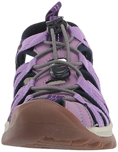 KEEN Women's Whisper Closed Toe Sport Sandals, Chalk Violet/English Lavender, 6.5