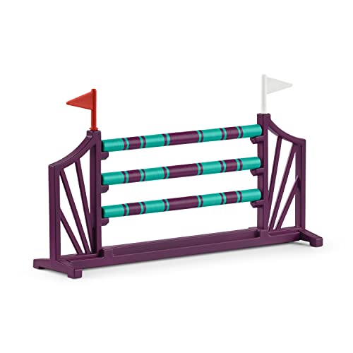 Schleich Horse Club, Horse Toys for Girls and Boys, Lisa's Tournament Training Horse Set with Appaloosa Horse Toys, 17 Pieces, Ages 5+