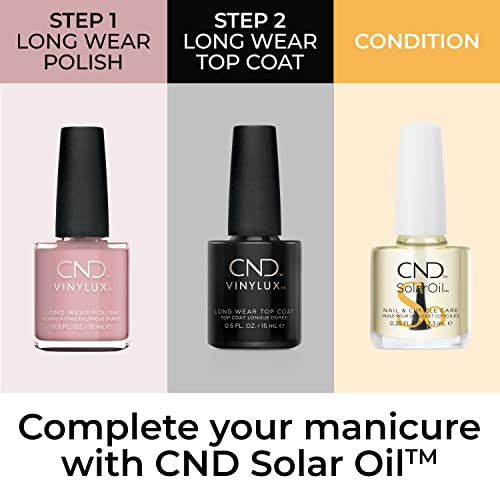CND Vinylux Longwear Nude Nail Polish, Gel-like Shine and Chip Resistant Color, 0.5 Fl Oz