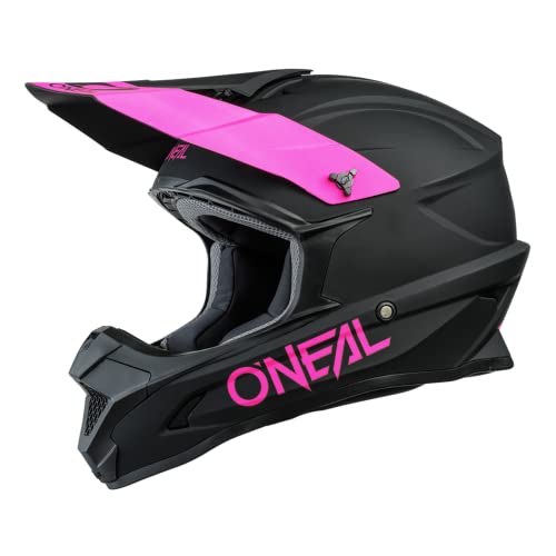 1SRS Helmet Solid, Black/Pink, M