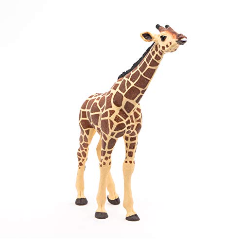 Papo -Hand-Painted - Figurine -Wild Animal Kingdom - Head Raised Giraffe -50236 -Collectible - for Children - Suitable for Boys and Girls- from 3 Years Old