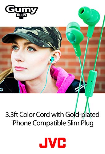 JVC HAFR6R Gumy Plus Headphones (Red)