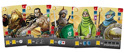Paladins of The West Kingdom Strategy Board Game, 1-4 Players, Ages 12 and Up, 90-120 Min Play Time, Most Victory Points Win, Build Outposts, Fortifications, Commission Monks, and Confront Outsiders