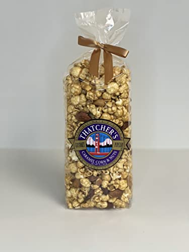 Thatcher's Gourmet Specialties Popcorn, Caramel and Nuts, 7-Ounce Bags (Pack of 12)
