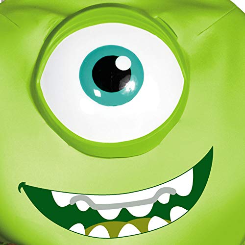 Disguise Men's Disney Pixar Monsters University Mike Deluxe Costume, Green/White/Blue, X-Large/42-46
