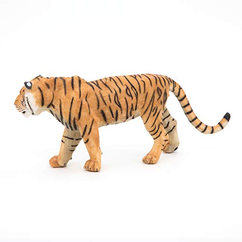Papo -Hand-Painted - Figurine -Wild Animal Kingdom - Tiger -50004 -Collectible - for Children - Suitable for Boys and Girls- from 3 Years Old