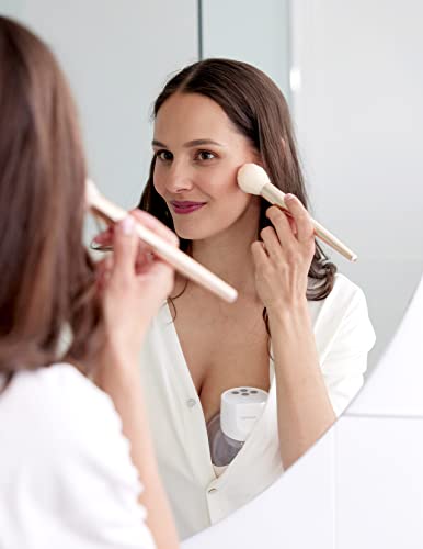 Momcozy S12 Pro Hands-Free Breast Pump Wearable, Double Wireless Pump with Comfortable Double-Sealed Flange, 3 Modes and 9 Levels Electric Pump Portable, Smart Display, 24mm, 2 Pack