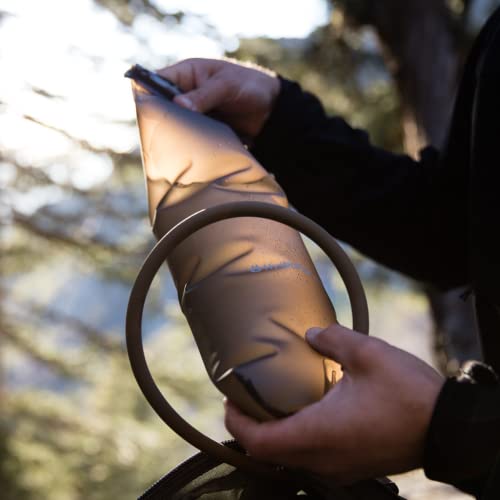 HydraPak Force Ultra-Durable Water Bladder/Reservoir for Hydration Backpacks, 3-Liter (100 oz.), Insulated Tube, Safe and Reliable