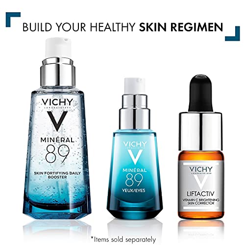 Vichy Mineral 89 Hyaluronic Acid Face Serum, Facial Gel Moisturizer and Pure Hyaluronic Acid Moisturizing and Hydrating Serum for Sensitive Skin and Dry Skin