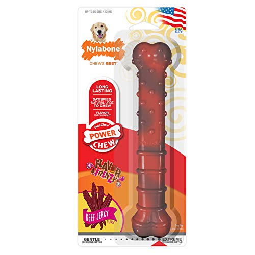 Nylabone Flavor Frenzy Power Chew Dog Toy Beef Jerky Large/Giant (1 Count)